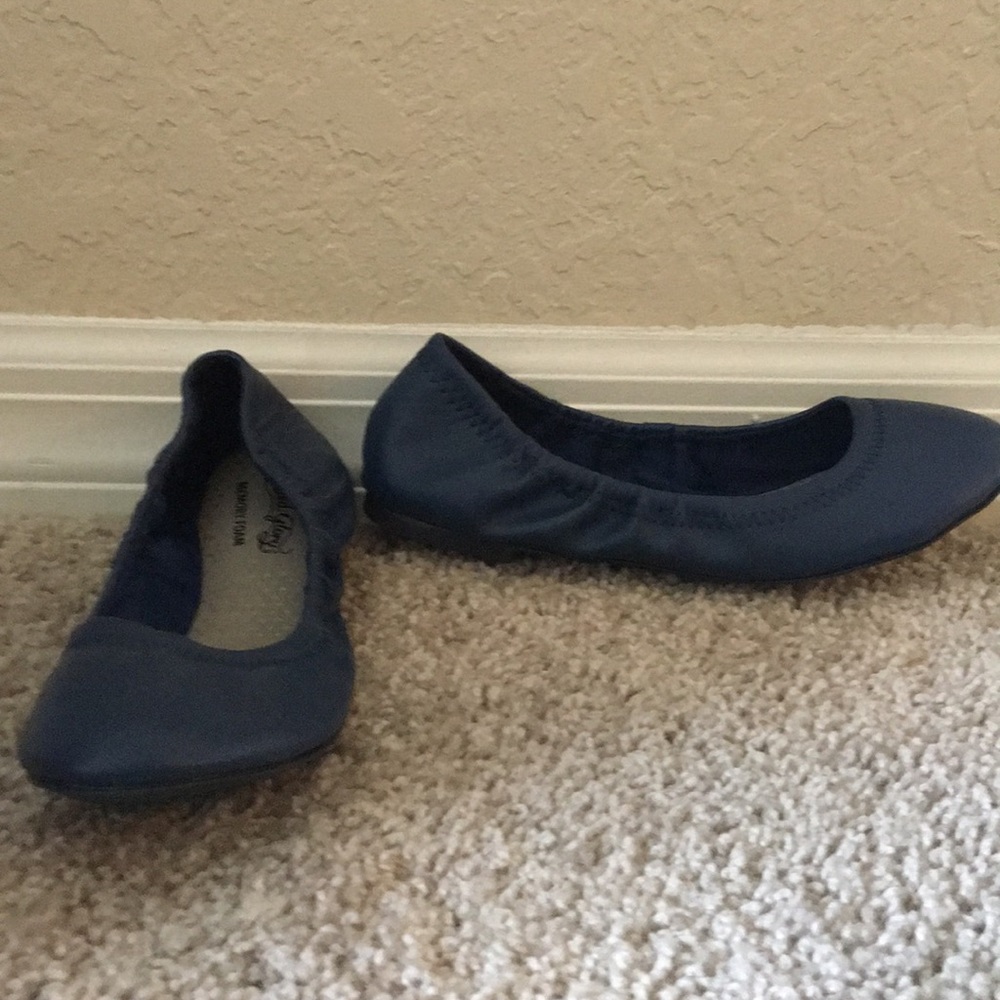 Blue flats